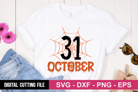 31 October SVG: A Spooky Yet Stylish Graphics for T-Shirt Designs