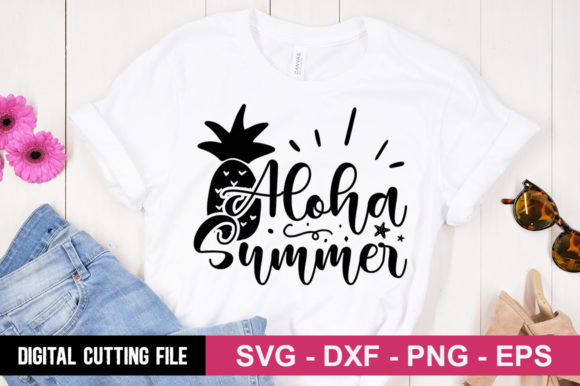 Aloha Summer SVG: Perfect for T-Shirt Designs and Graphics