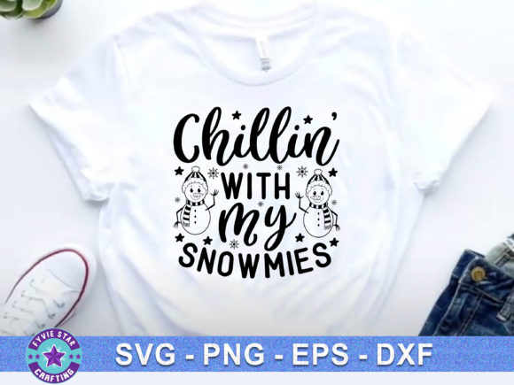 Chillin’ with My Snowmies: A Perfect T-Shirt Design for Local Brands