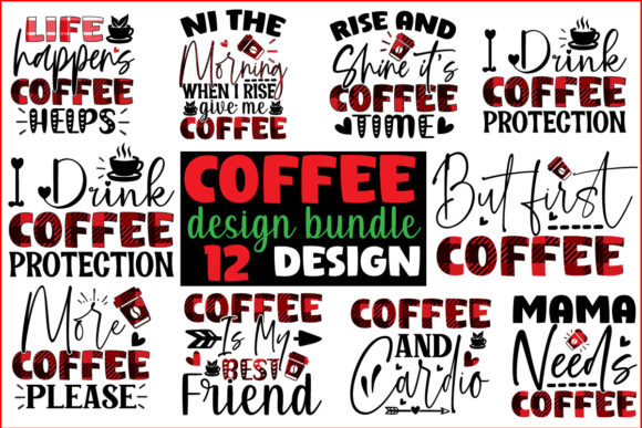 Coffee Sublimation Design Bundle: A Versatile Graphics Asset