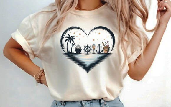 Cruise Beach Vacation Vibes T-shirt PNG for Graphics