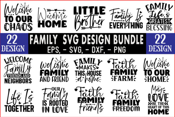 Family SVG T Shirt Design Bundle: A Must for Creative Crafts