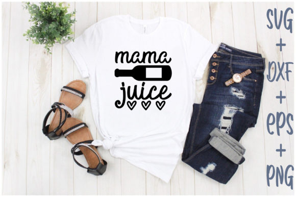 Mama Juice: A Versatile Graphics Asset for T-Shirt Designs