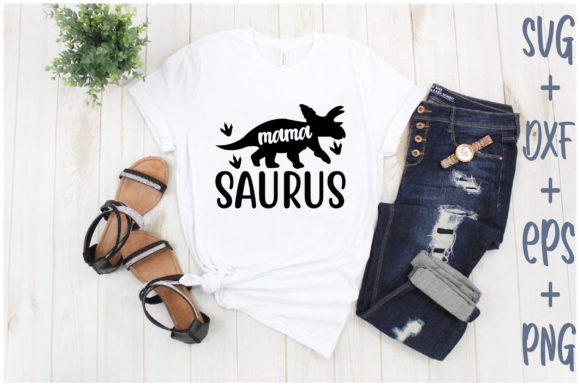 Mama Saurus: A Versatile Graphics Asset for T-Shirt Designs