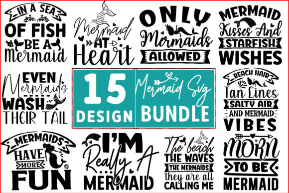Mermaid SVG T Shirt Design Bundle Review