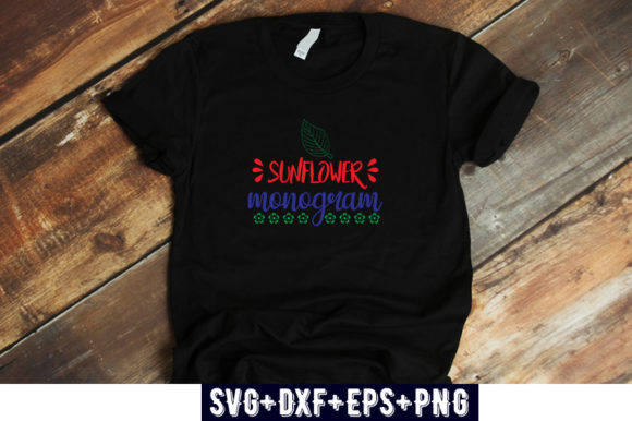 Review: Sunflower Monogram for T-Shirt Designs and Graphics