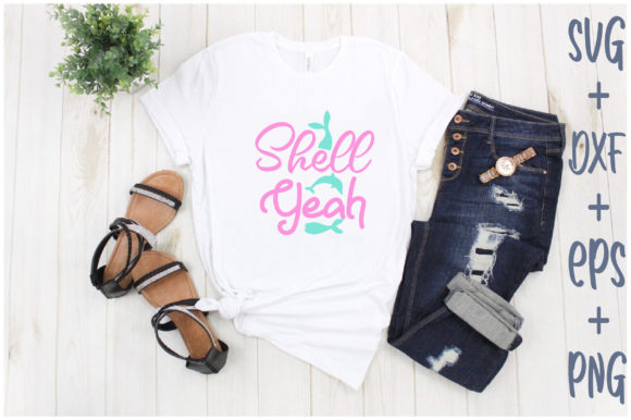 Shell Yeah: A Versatile Graphics Set for T-Shirt Designs