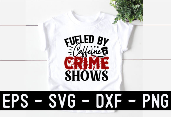 True Crime SVG T-Shirt Design for Graphics