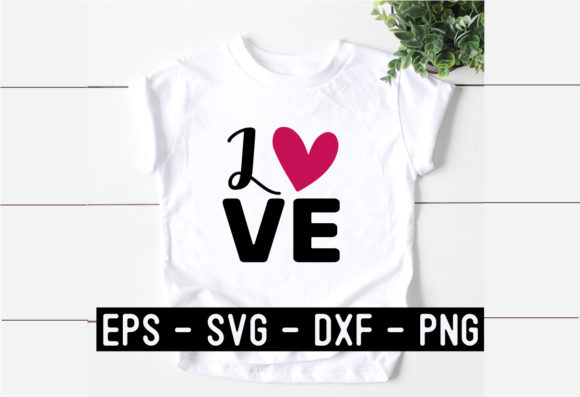 Valentine's SVG T-Shirt Design Template for Graphics