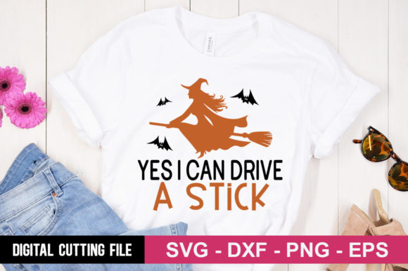 Yes I Can Drive a Stick SVG: A Bold Embroidery Design